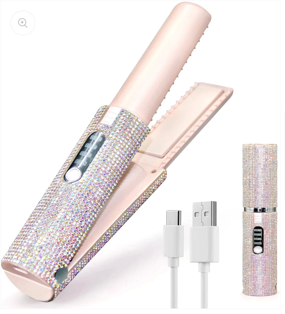 Portable Bling Flat Iron